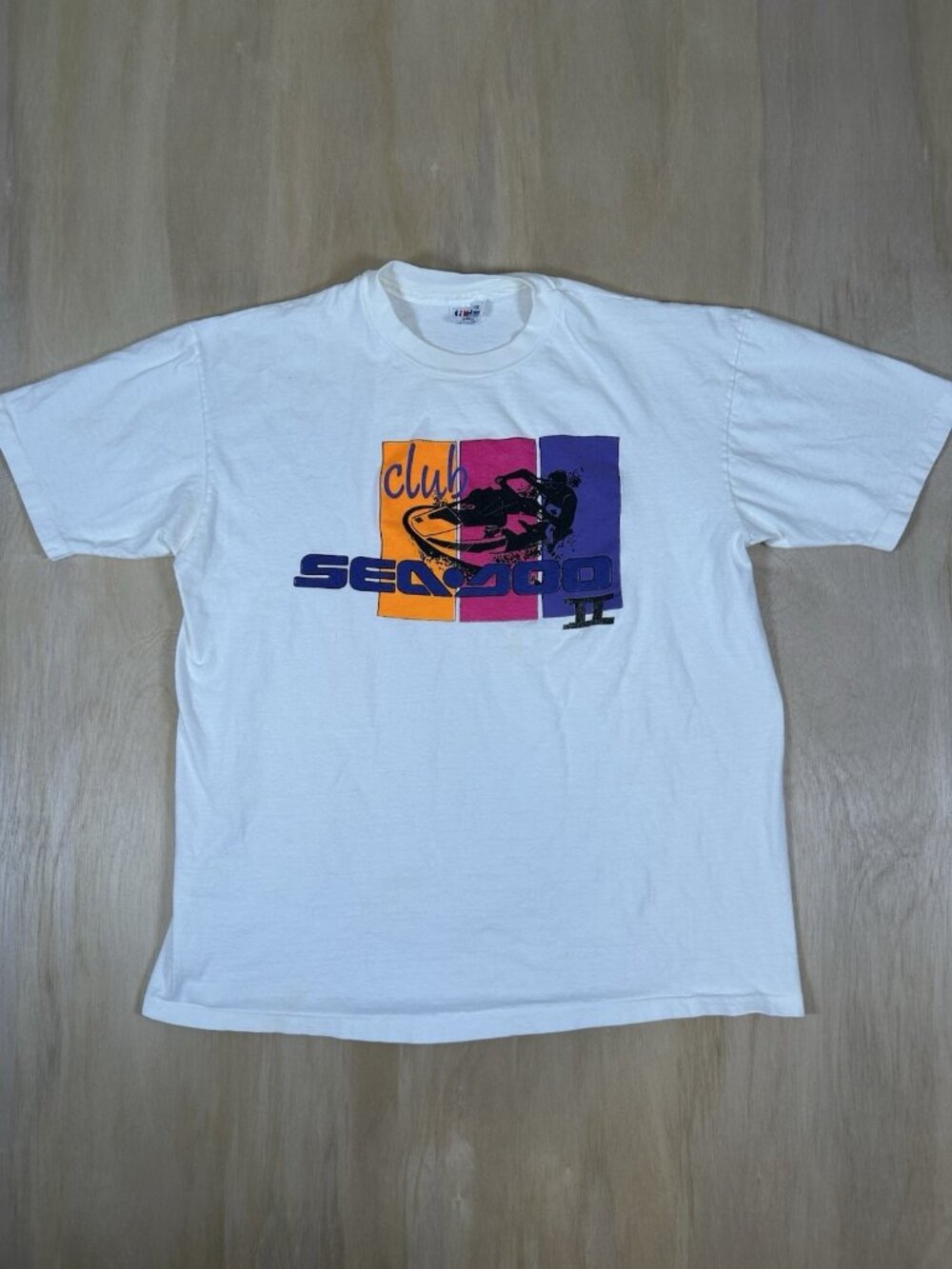 Vintage 90s Sea Doo Club Seadoo T-Shirt Jetski Single Stitch Rare Sz XL